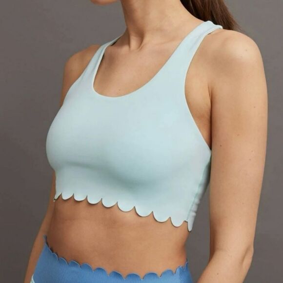 NWT EleVen By Venus Williams Pretty Power Sports Bra & Legging Set Ice Blue - Picture 2 of 16